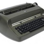 Veja detalhes sobre máquina de escrever