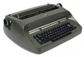 Veja detalhes sobre máquina de escrever